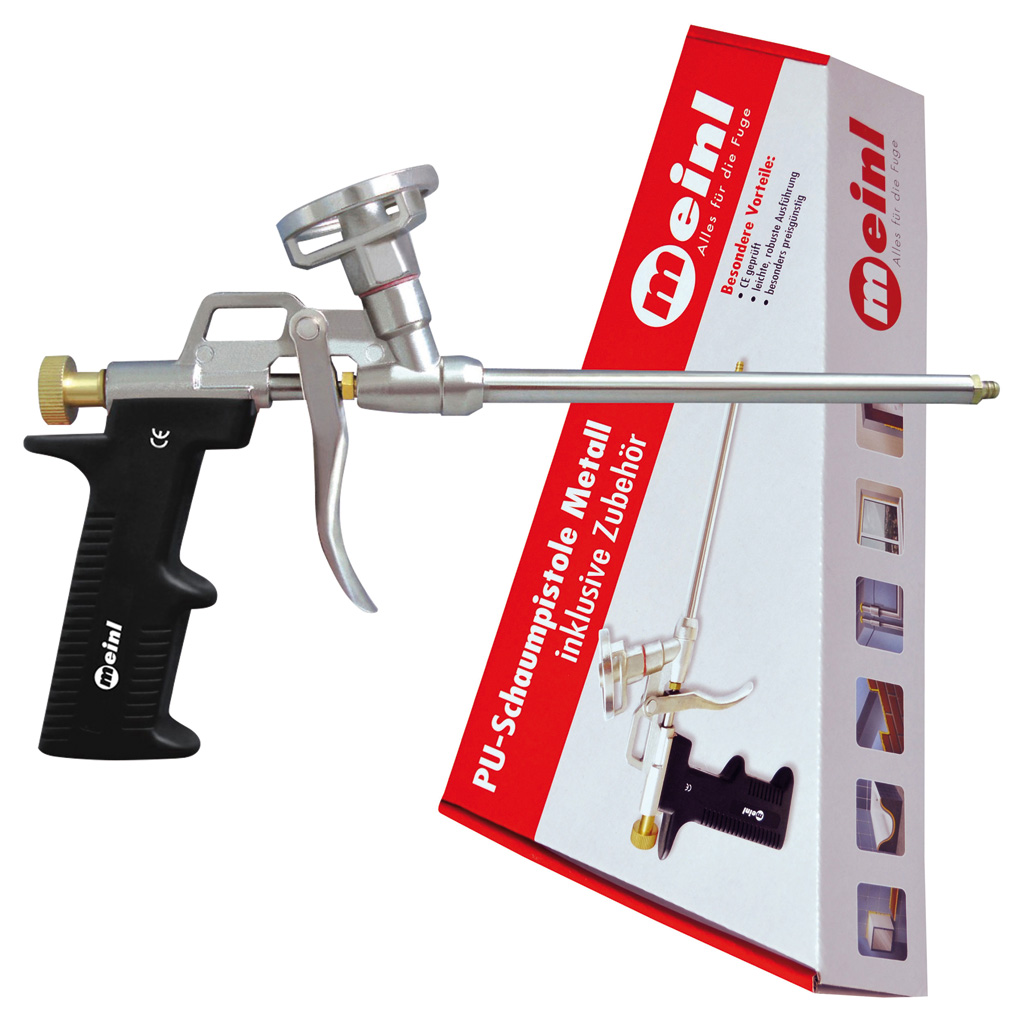 PU-Schaumpistole „Metall“ oder „Metall XXL“ inkl. Zubehör