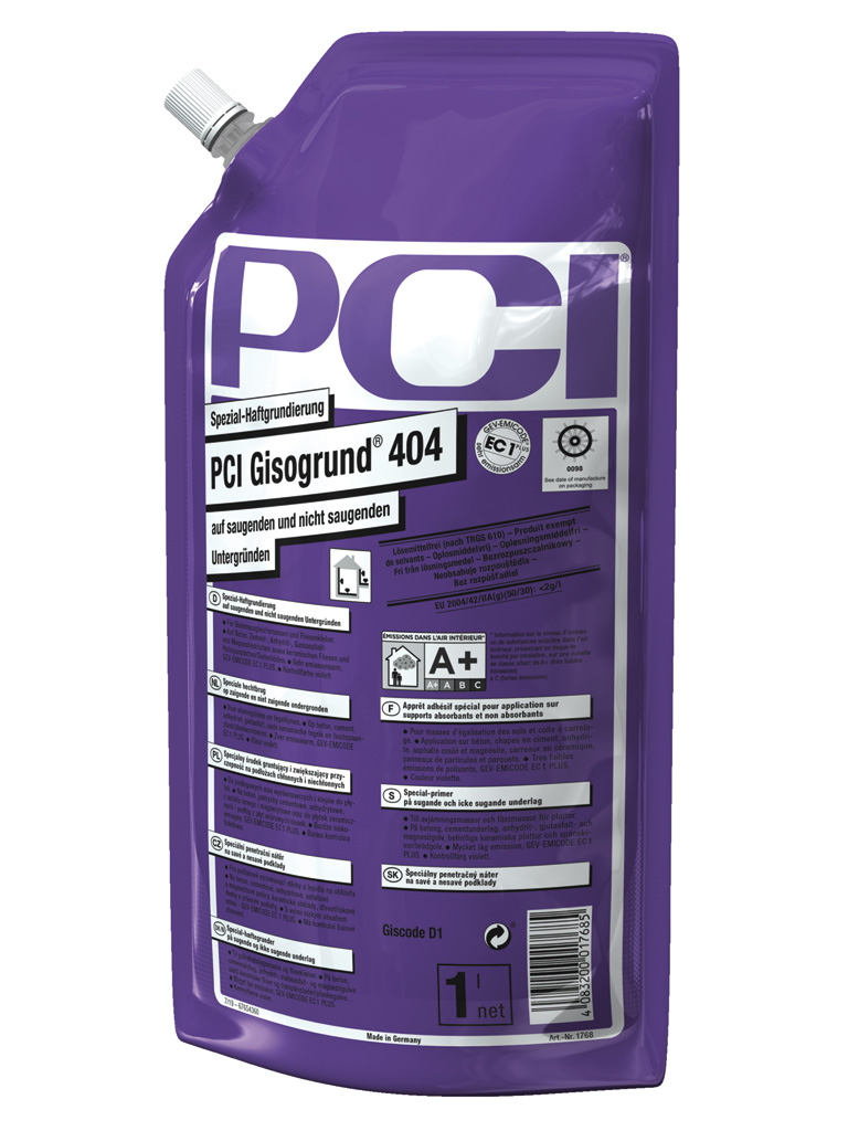 PCI Gisogrund® 404_1-l-Standbodenbeutel_violett