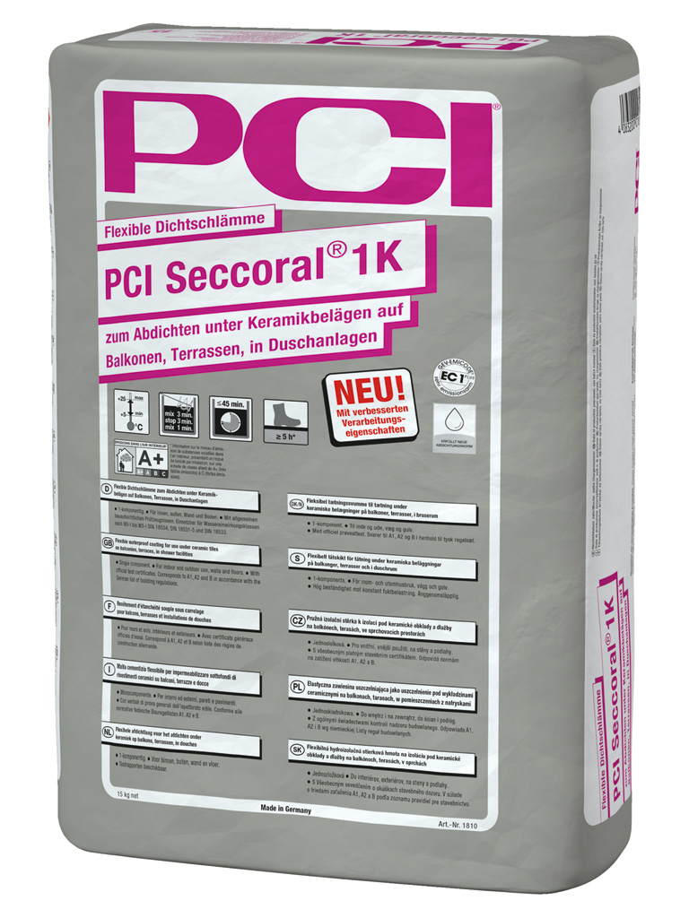 PCI Seccoral® 1K_15-kg-Sack_grau