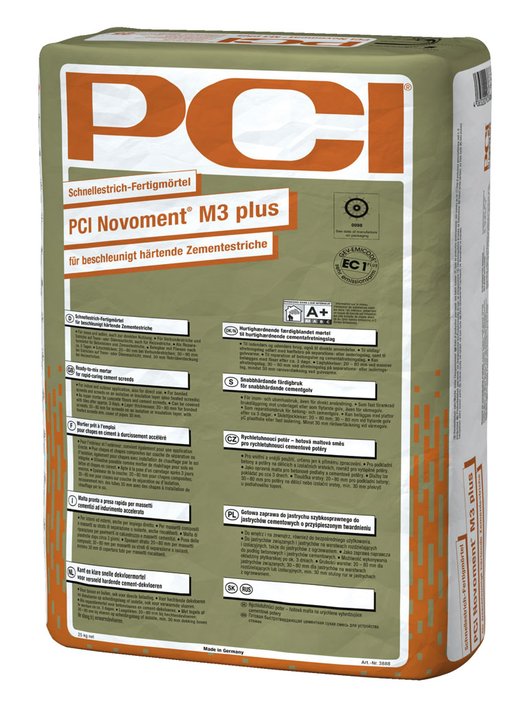 PCI Novoment® M3 plus_25-kg-Sack_grau