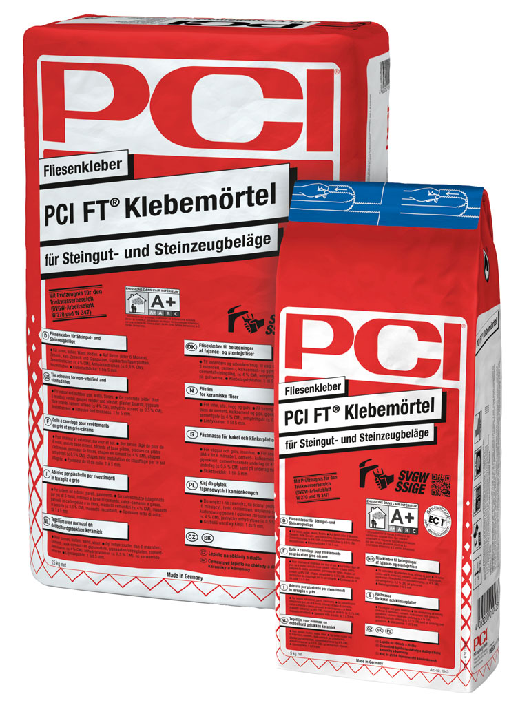 PCI FT® Klebemörtel_5-kg-Beutel_grau