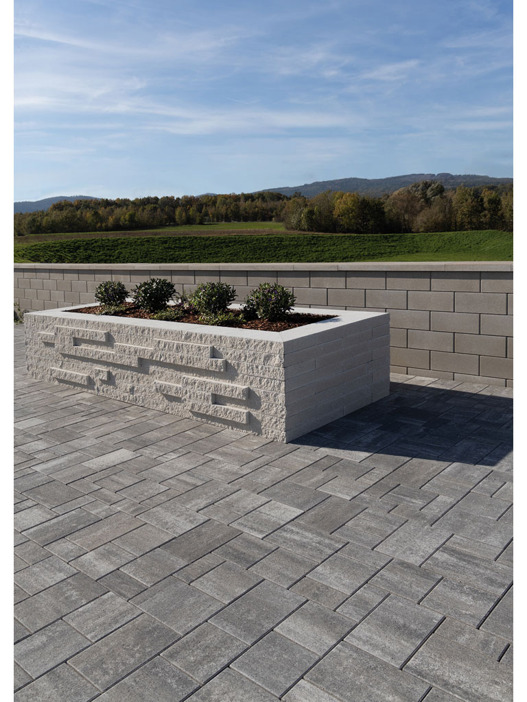 Cano VG4 Kombipflaster 6 cm basalt-schattiert