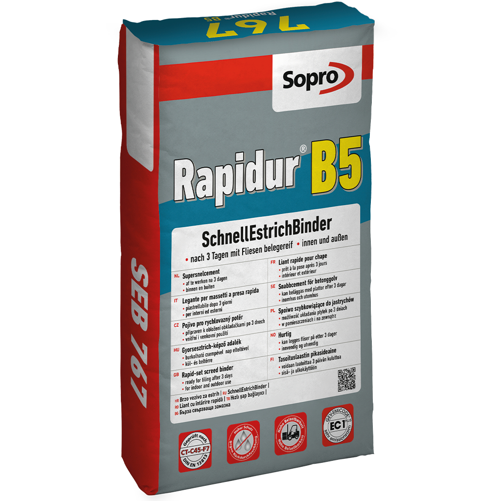 Sopro Rapidur® B5 SEB 767 SchnellEstrichBinder