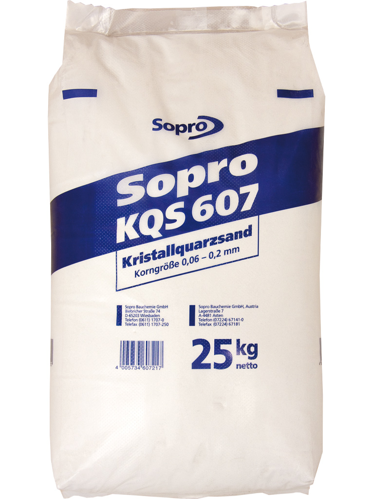 Sopro Kristallquarzsand KQS 607