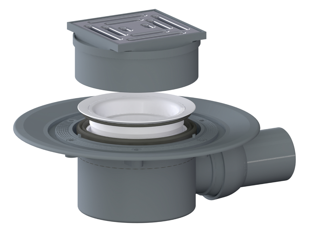 Sopro ShowerBase Point Ablauf waagerecht DN 50