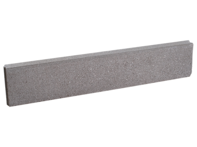 Gartenrandleiste KANT Grau 100x20x5 beidseitig 5 mm gefast