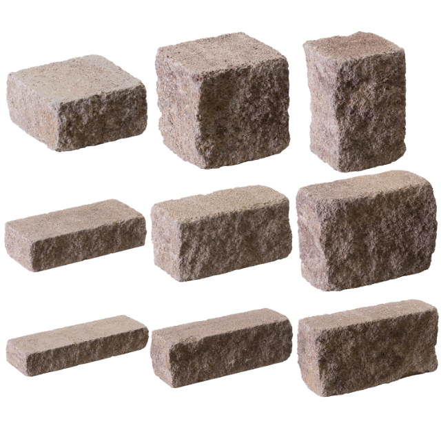 Hochbeet-Set Minze Gespalten Sepia 156x96x60