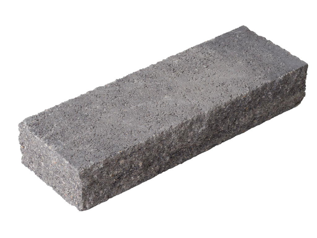 Architektur Trockenmauerstein Rauchquarz 6x36x12 Eckstein 3-