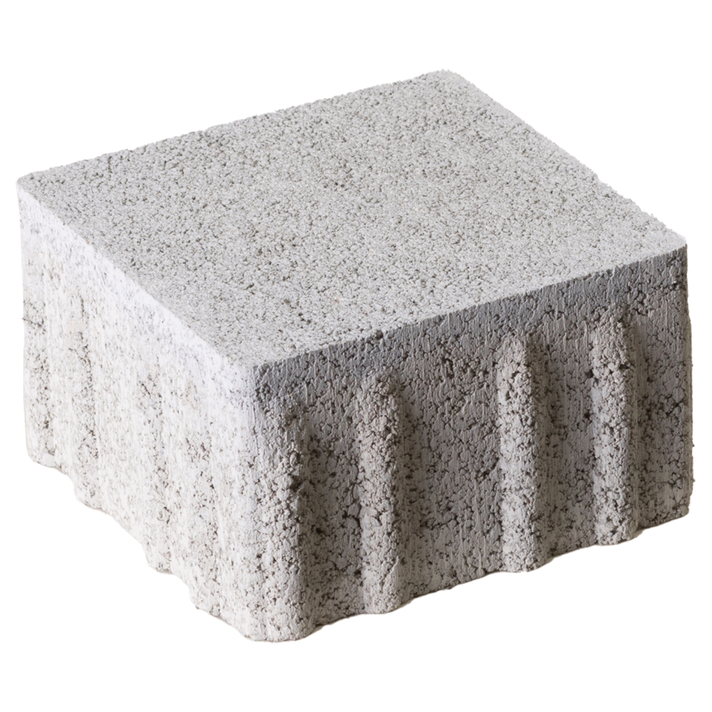 DOM-Pflaster NATUR Grau 14x14x8 OHNE Fase