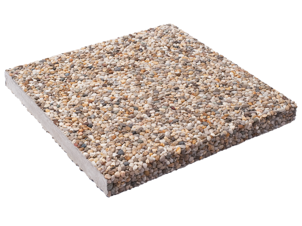 Waschbeton Platte 40x40x4 1SK