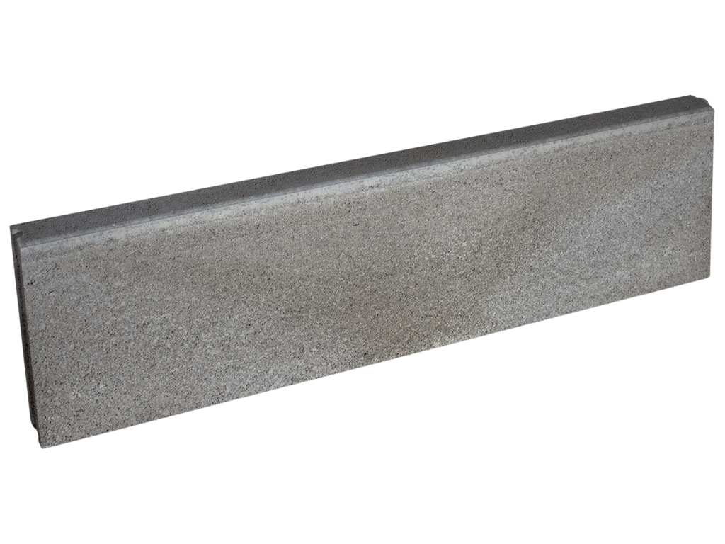 Gartenrandleiste KANT Grau 100x30x5 Beidseitig 5 mm gefast