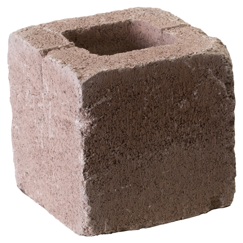 Zaunstein Antik 20cm Sepia Halbstein Format 20 x 20 x 20 cm