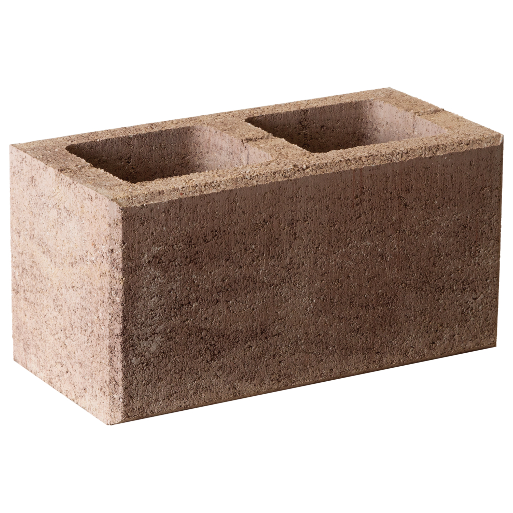 Zaunstein Modern 20cm natur Sepia Normal + Pfeilerstein Form