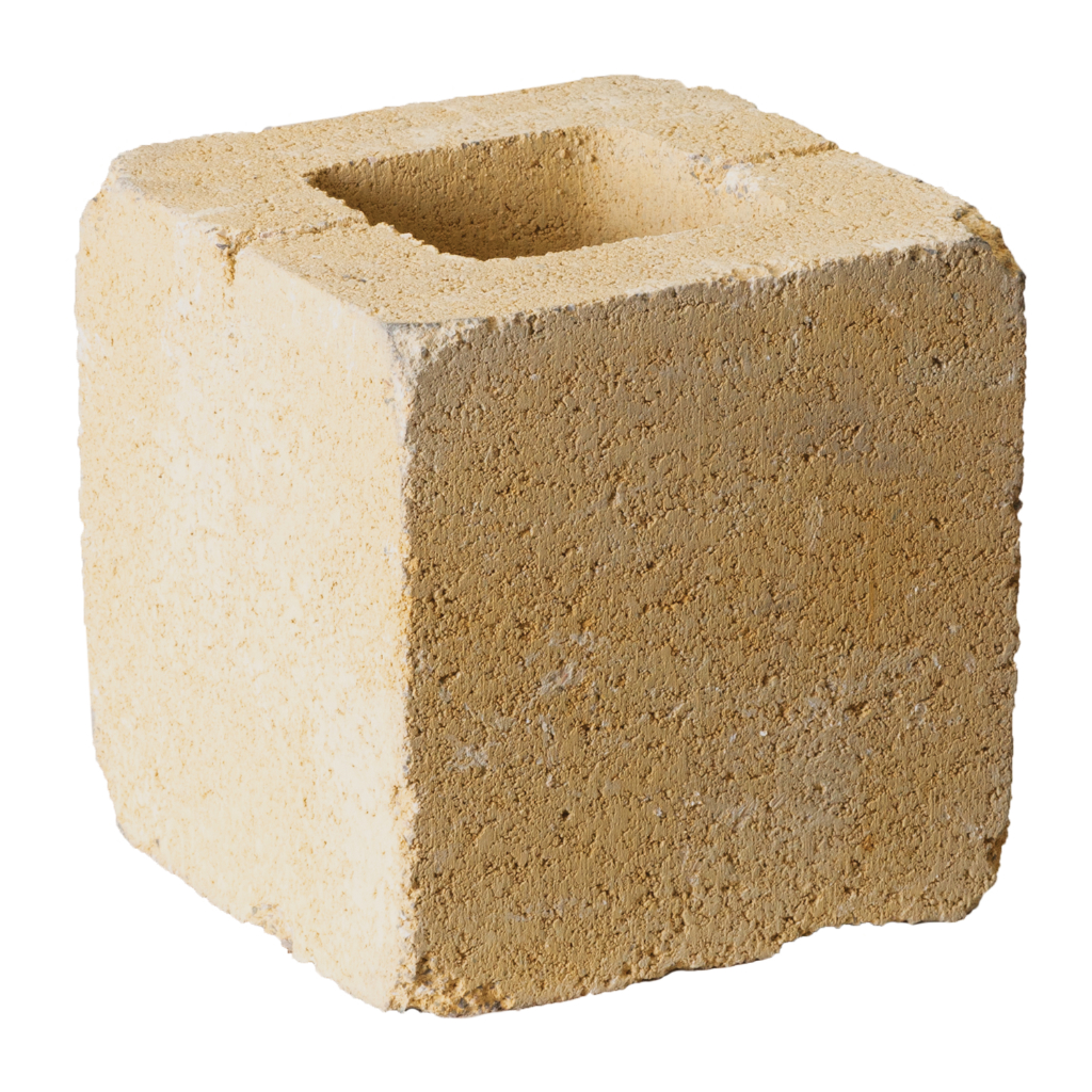 Zaunstein Antik 20cm Fuoco Halbstein Format 20 x 20 x 20 cm
