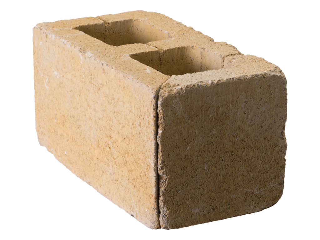 Zaunstein Antik 20cm Fuoco Eckstein 40x20 links geschnitten