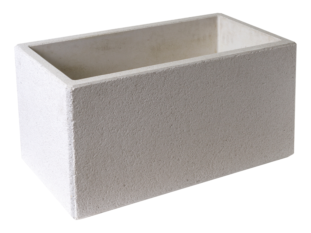 White Blumenwanne Rechteckig 120x60x60 cm