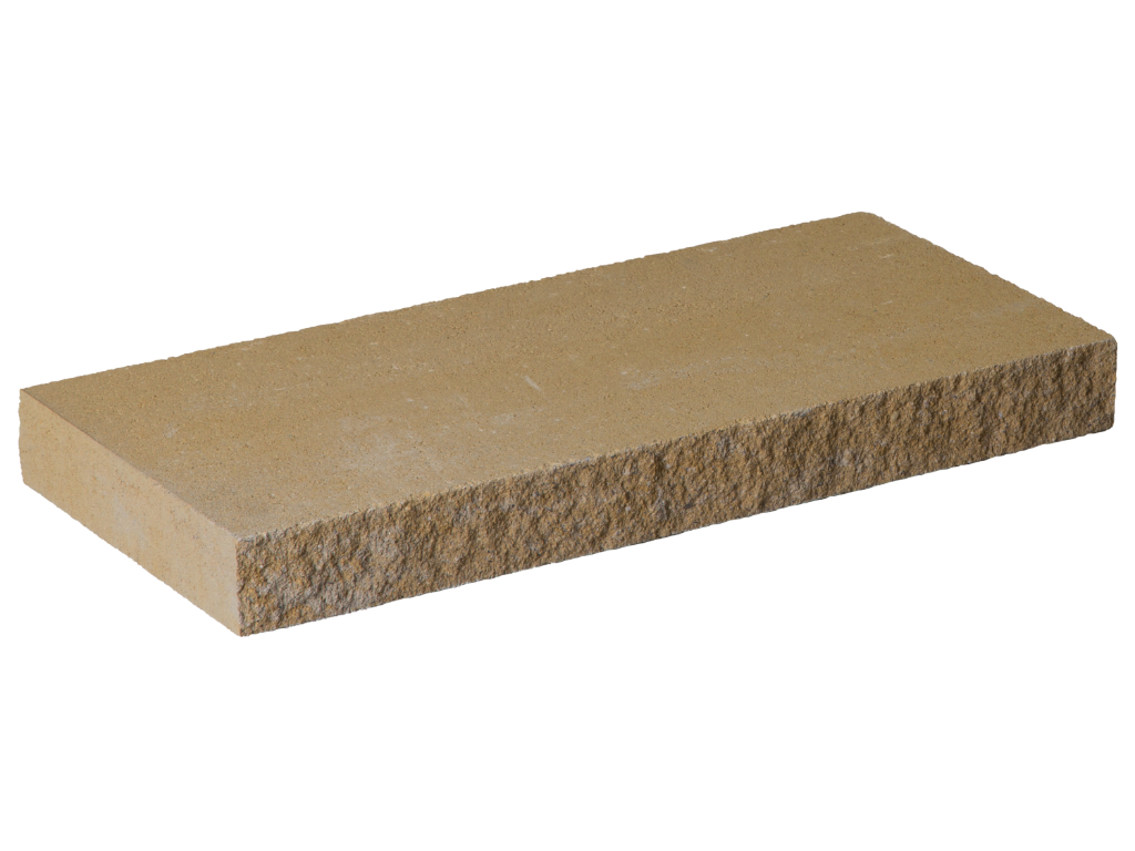 Architektur Mauerabdeckung Fuoco 60x28x6 2-seitig gespalten