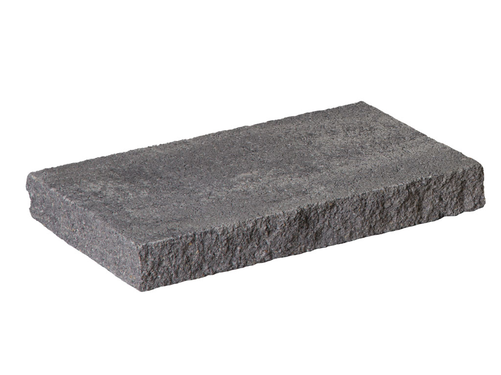 Architektur Pfeilerabdeckung Rauchquarz 48x28x6 4-seitig ges