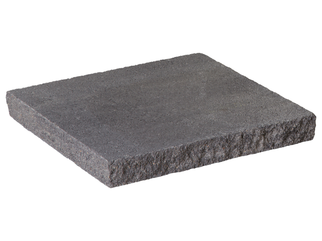 KARTÄUSER-Pfeilerabdeckung Rauchquarz 50x50x6 4-seitig gespa