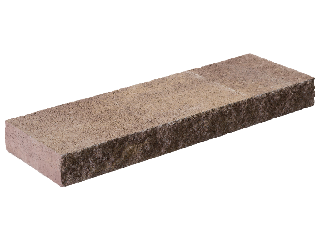 KARTÄUSER-Mauer 12cm Abdeckung Sepia 60x20x6 2-seitig gespal