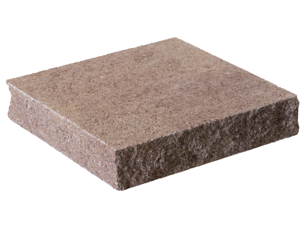 KARTÄUSER-Mauer 24cm Abdeckung Sepia 30x32x6 3-seitig gespal