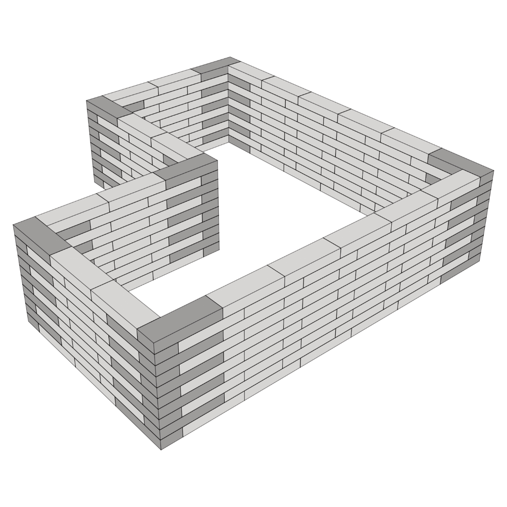 Architektur Hochbeet-Set Rosmarin Sepia 228x228x60cm