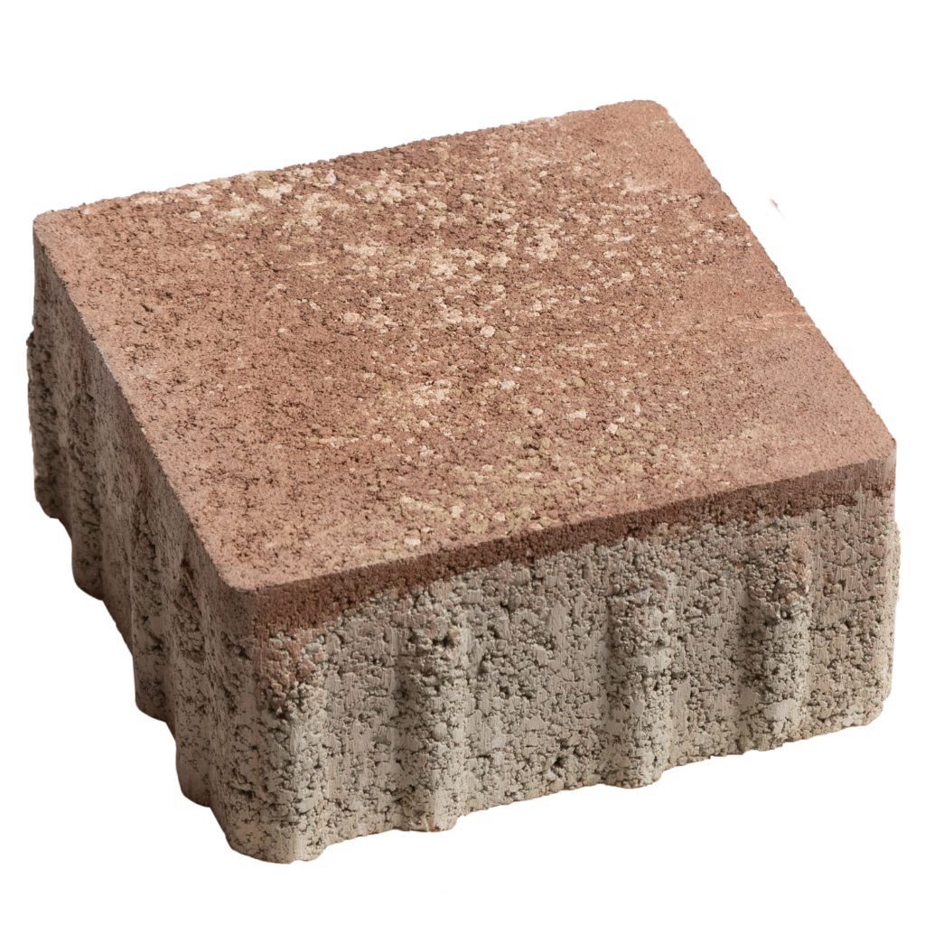 DOM-Pflaster NATUR Sepia 14x14x6 OHNE Fase