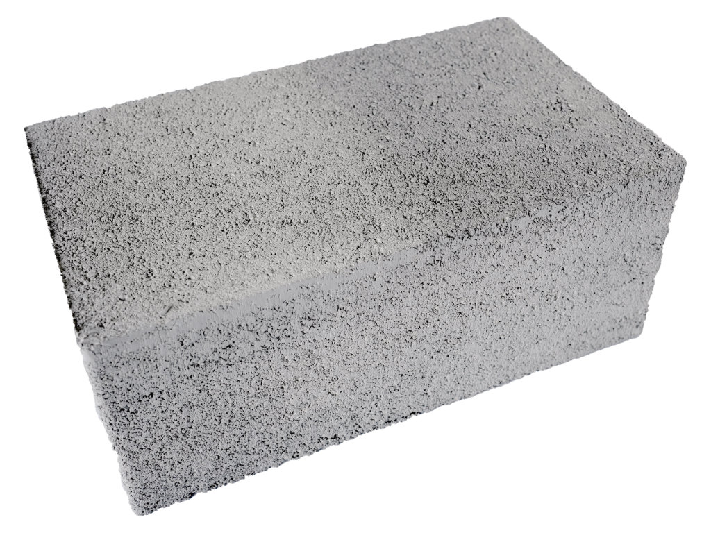 Blockstein Natur Perlgrau 35x21x14