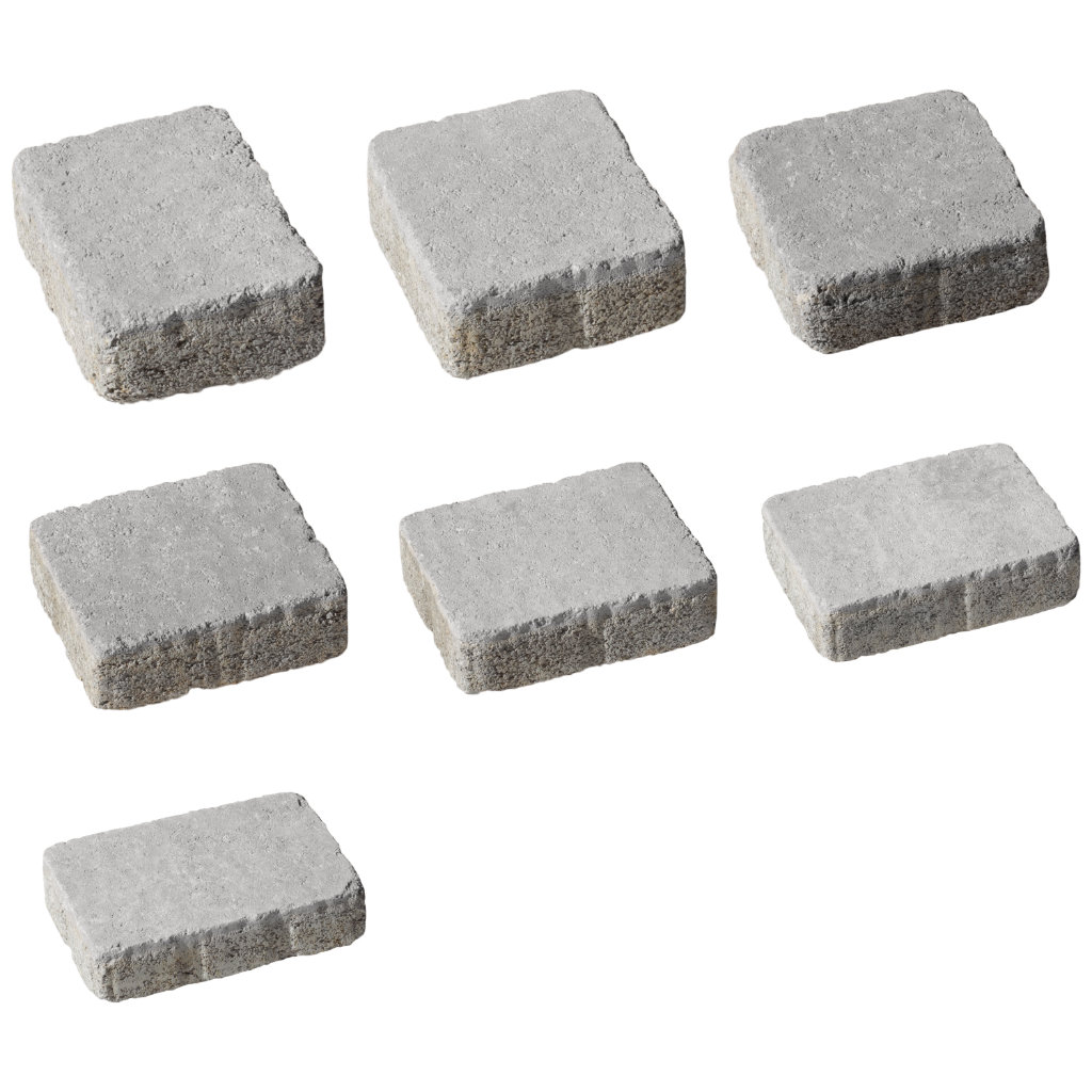 Kartäuser Pflaster 5cm antik Perlgrau