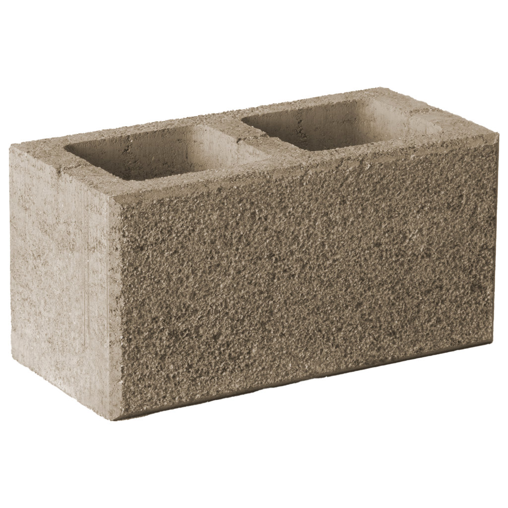 Zaunstein Modern 20cm Sand Normal +Pfeilerstein 2-seitig