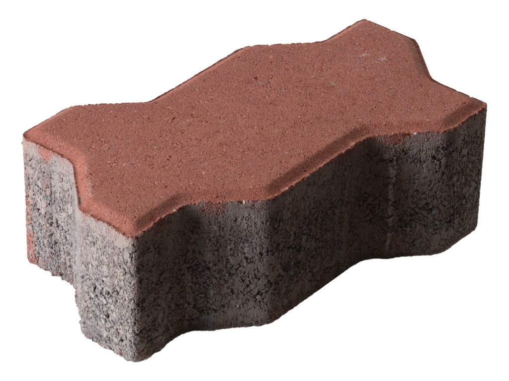 ALL-Verbundstein 22,5x11,25x8 Rot