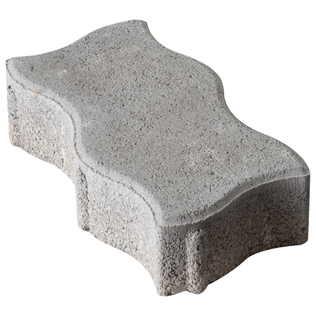 Serpentino Wellenstein Grau 6cm