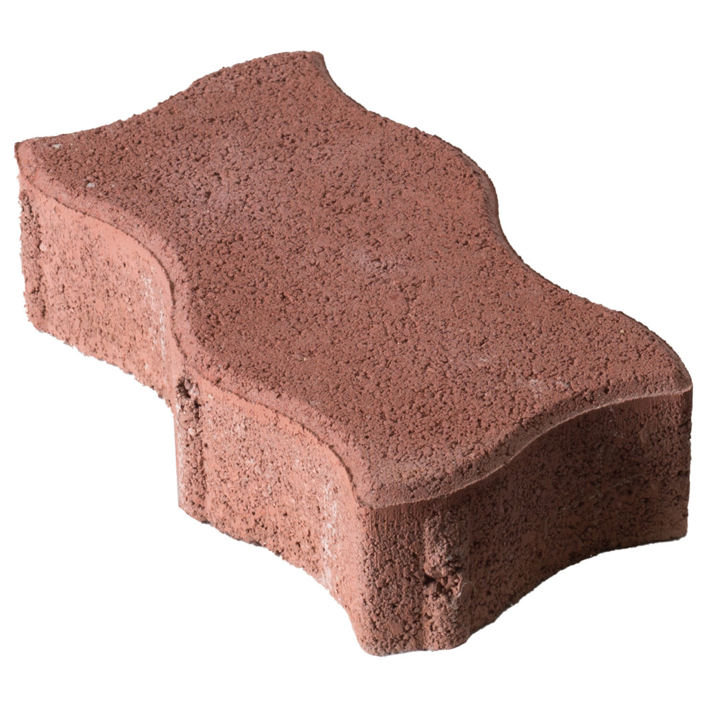 Serpentino Wellenstein Rot 6cm