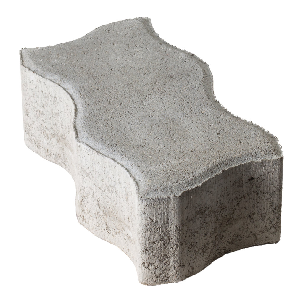 Serpentino Wellenstein Grau 8cm