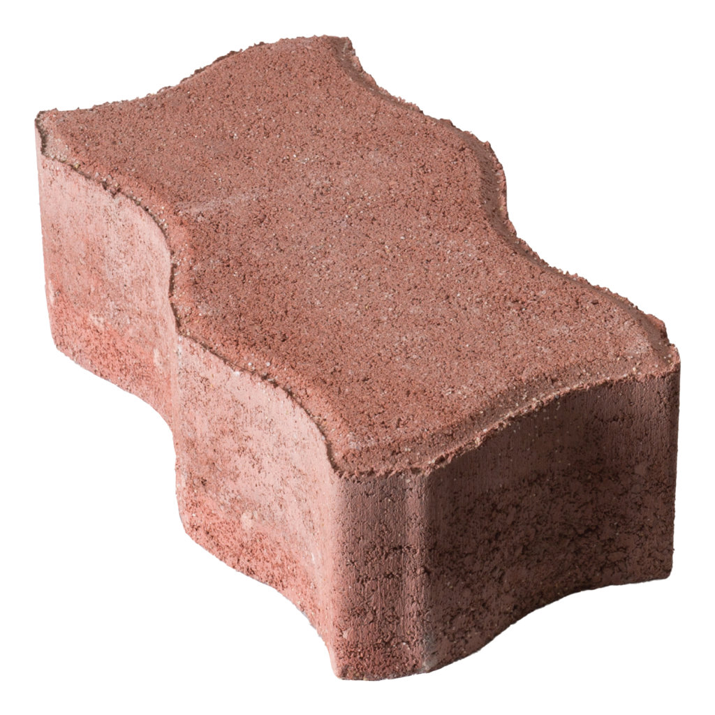 Serpentino Wellenstein Rot 8cm