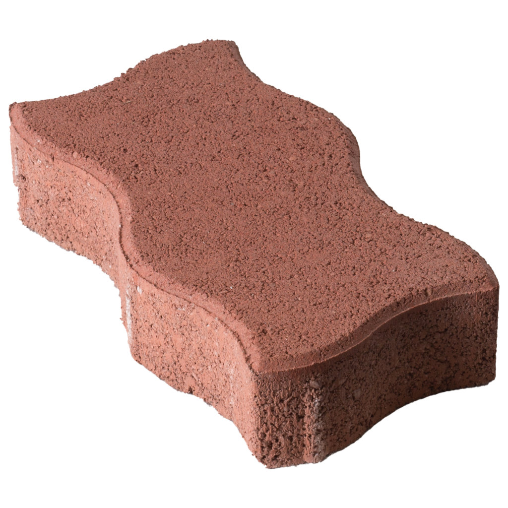 Serpentino Wellenstein Rot 5cm