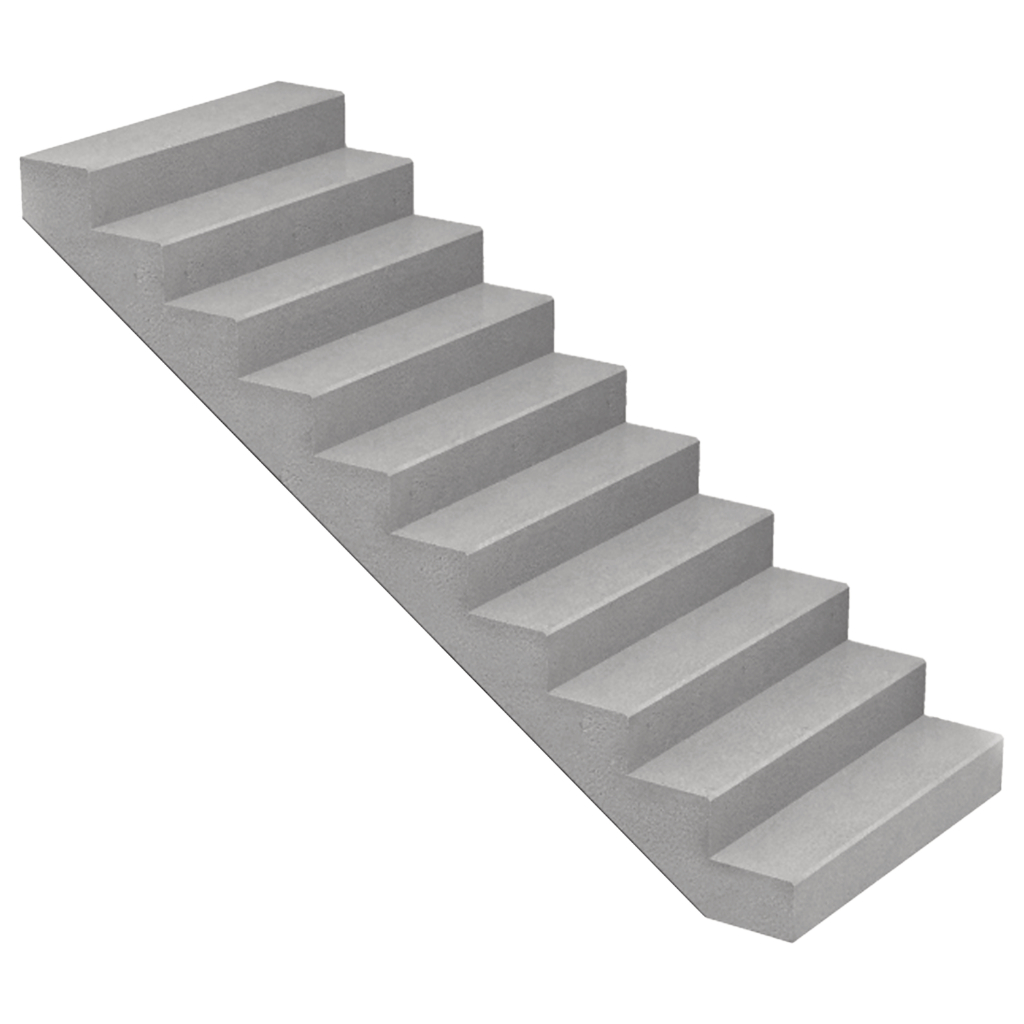 Treppe gerade