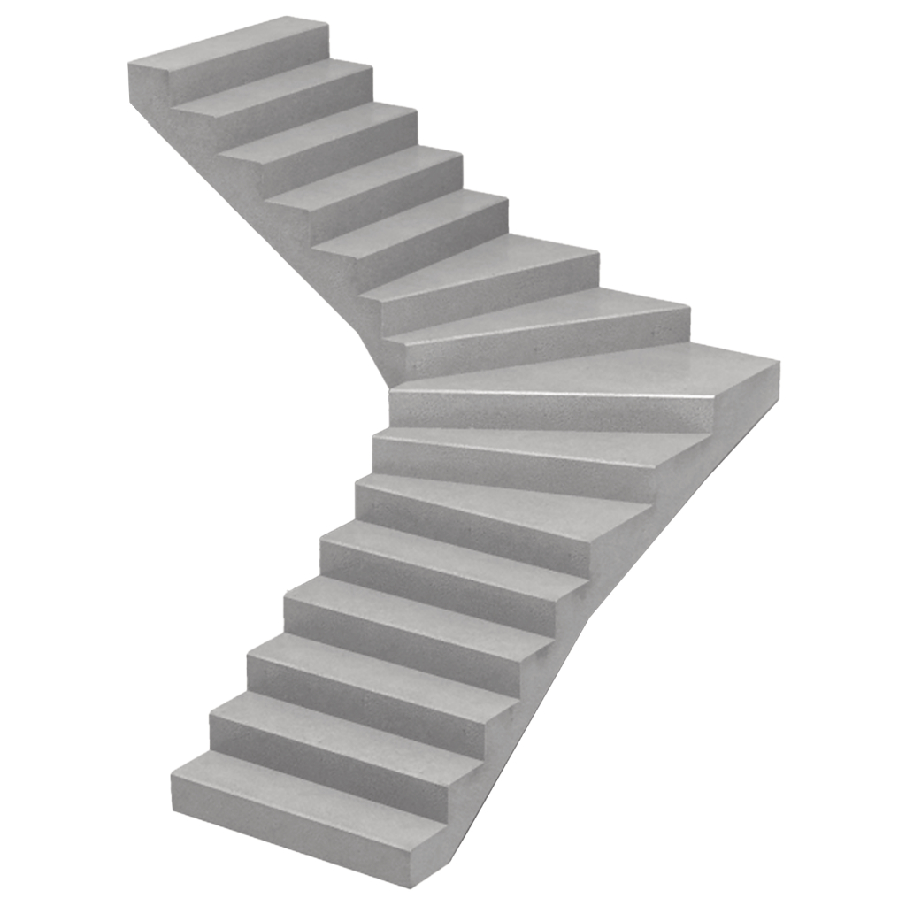 Treppe gewendelt