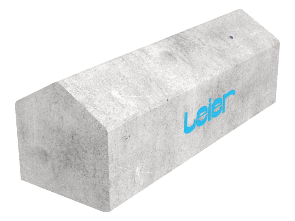 Betonblockstein Dachform