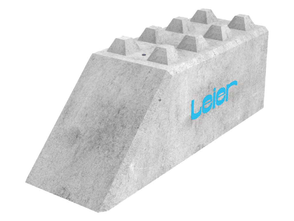 Betonblockstein Schrägblock