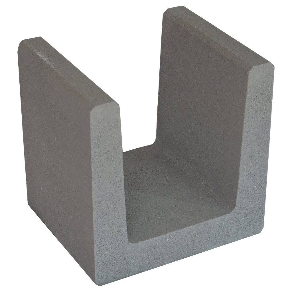 U-Stein 40x40x33 Grau 12 Stk. pro Pal