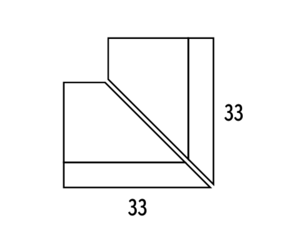 L-Stein „Ecke 90“-Set