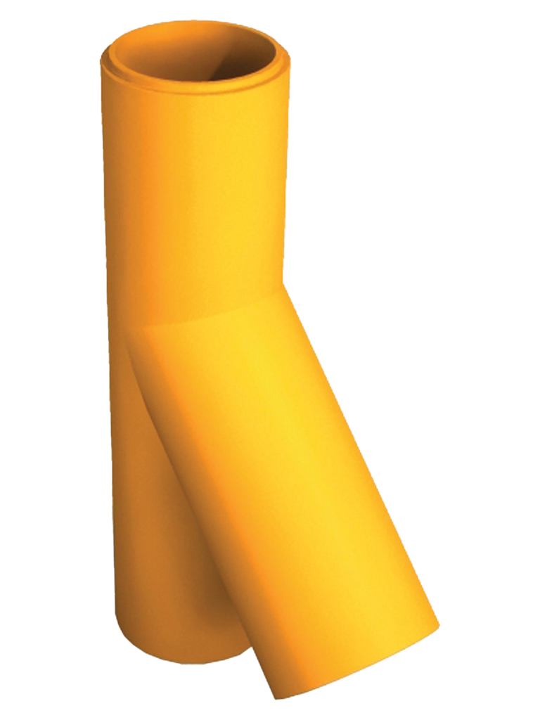 Schamott Rauchrohranschluss 45°