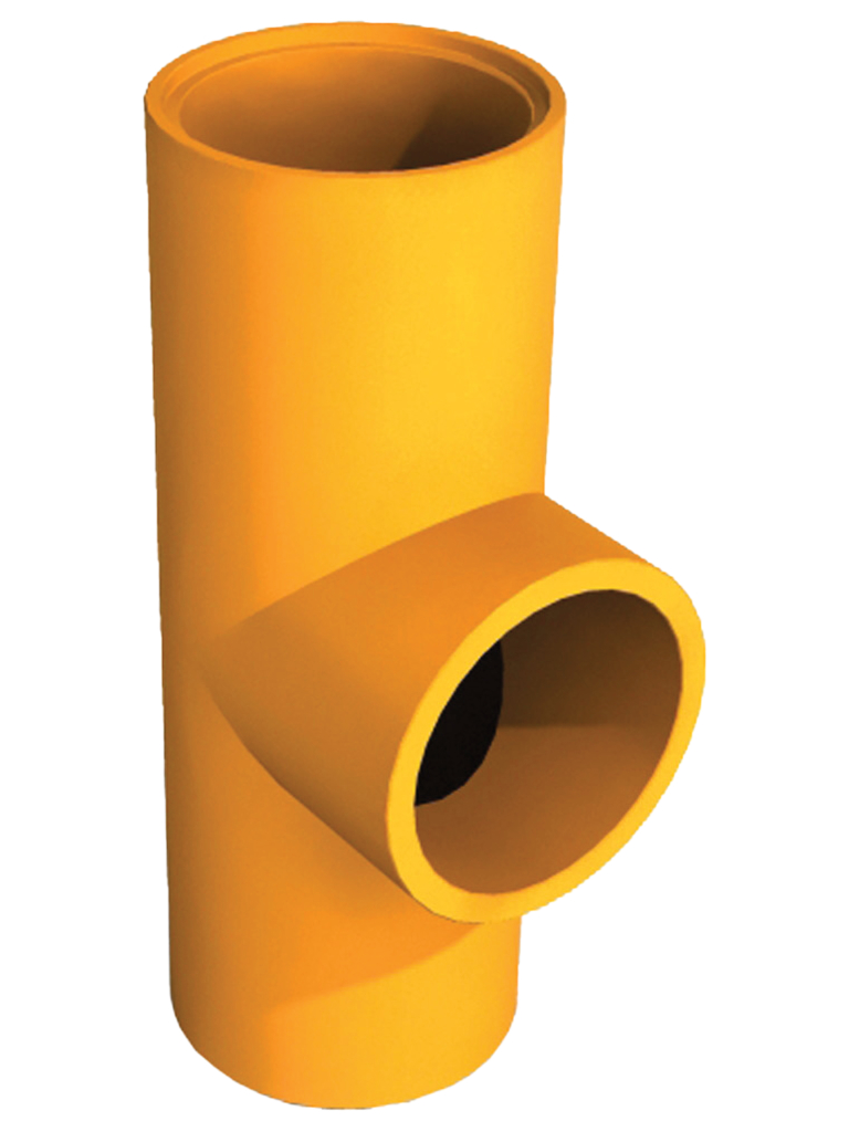 Schamott Rauchrohranschluss 90°