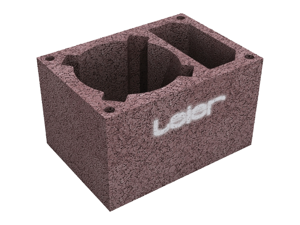 Mantelstein Einzügig mit Installationsschacht