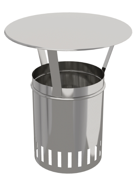 Regenschutz Universal für alle Kamine passend