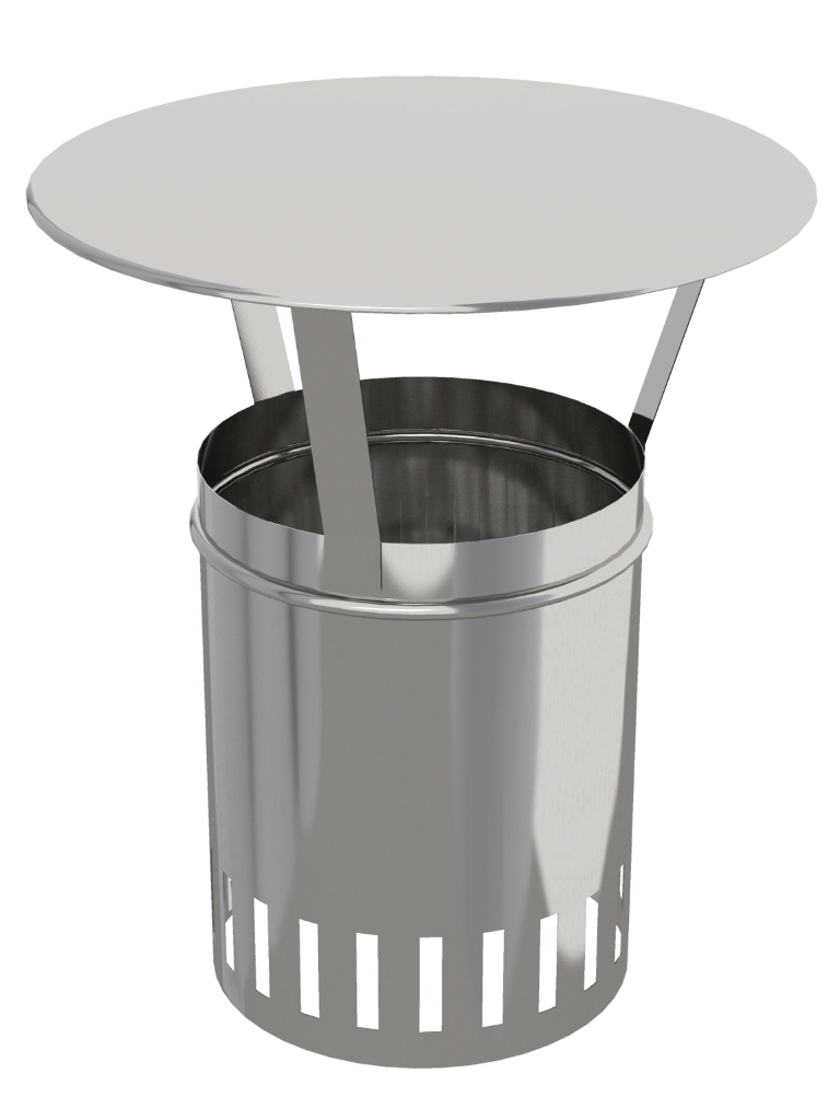 Regenschutz Universal für alle Kamine passend