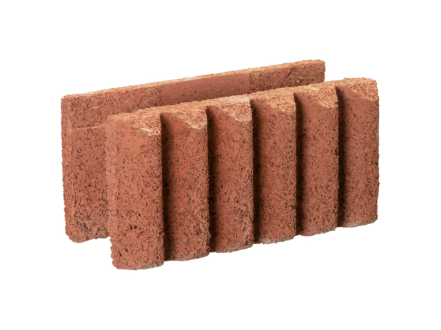 Durisol Lärmschutzstein DSI 25/13 Welle