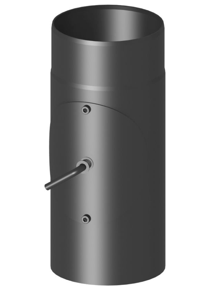 EW Style - Längenelement 300 mm mit Drosselklappe und Revisionsöffnung