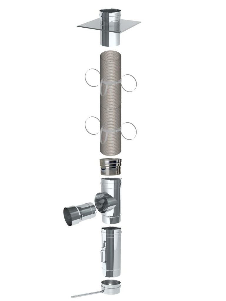 NiroLine EW 06 Flex für Unterdruck DN100-150